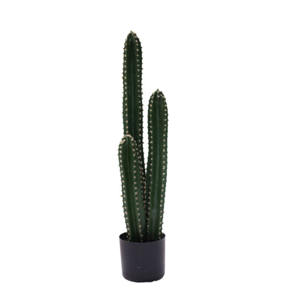 Διακοσμητικό φυτό Cactus III σε γλάστρα Inart πράσινο pp Υ85εκ - 316-000024