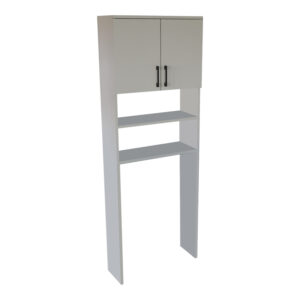 Έπιπλο πλυντηρίου Hifro pakoworld λευκό μελαμίνης 65x27x185.5εκ - 321-000029