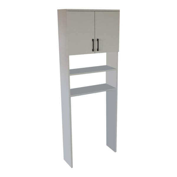 Έπιπλο πλυντηρίου Hifro pakoworld λευκό μελαμίνης 65x27x185.5εκ - 321-000029