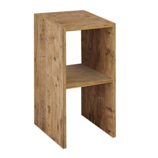Κομοδίνο Deseo pakoworld σε oak απόχρωση  30x30x60εκ - 321-000116