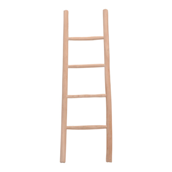 Σκάλα Morjeve pakoworld teak ξύλο σε φυσική απόχρωση 45x6x150εκ - 336-000024