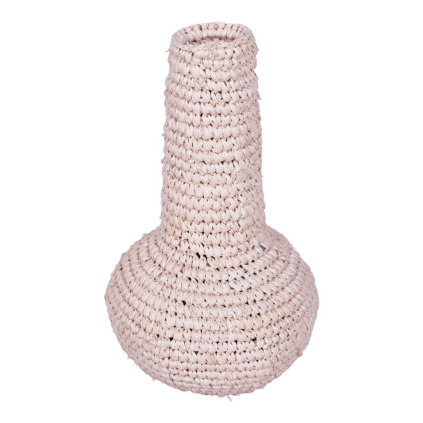 Βάζο Sannery Inart sisal σε φυσική απόχρωση Φ18x30εκ - 337-000042