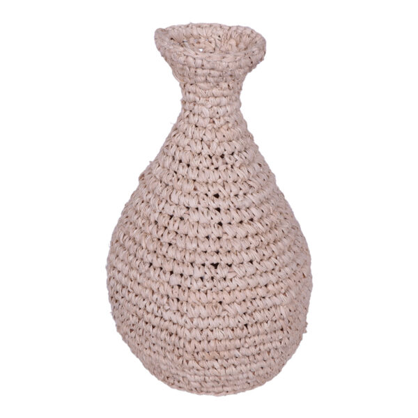 Βάζο Sannery I Inart sisal σε φυσική απόχρωση Φ20x32εκ - 337-000043