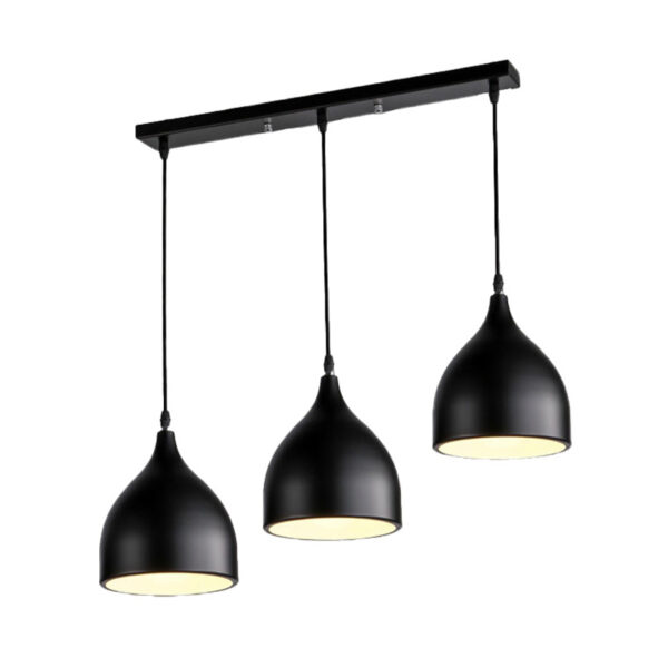 Φωτιστικό οροφής Perce I pakoworld μαύρο μέταλλο 50x17x120εκ - 342-000020