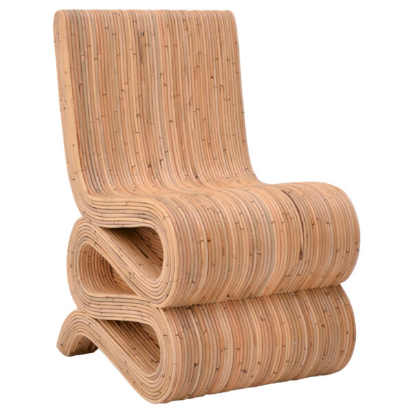 Πολυθρόνα Favorsy pakoworld rattan σε φυσική απόχρωση 65x52x90εκ - 344-000011