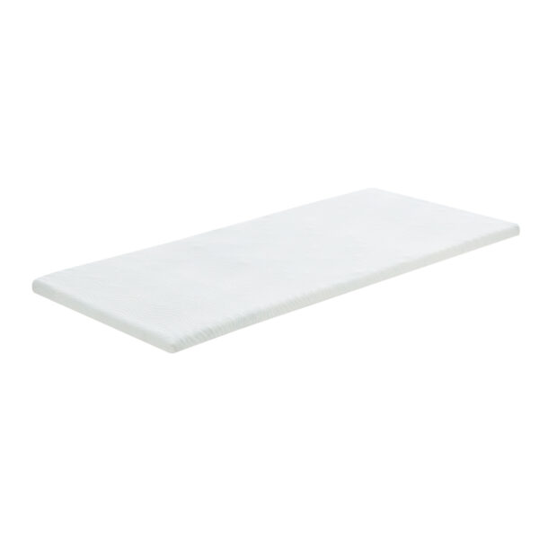 Ανώστρωμα Casmeriane pakoworld λευκό ύφασμα-memory foam 90x190x5εκ - 348-000007
