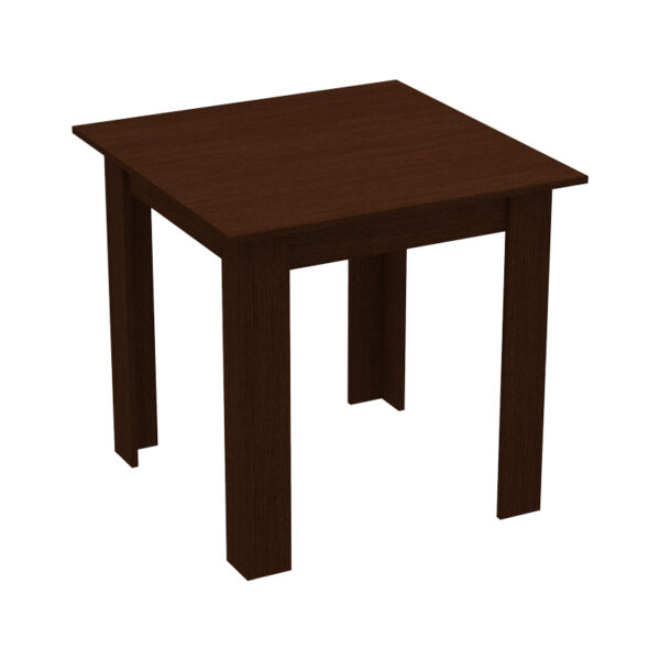 Τραπέζι Manka I pakoworld σε wenge απόχρωση 80x80x77εκ - 361-000008