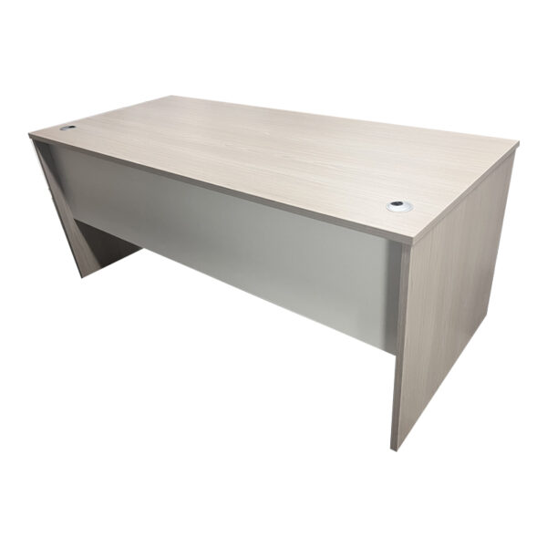 Γραφείο εργασίας Armadi pakoworld σε sonoma-λευκή απόχρωση 180x80x75εκ - 367-000008